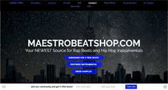 Desktop Screenshot of maestrobeatshop.com